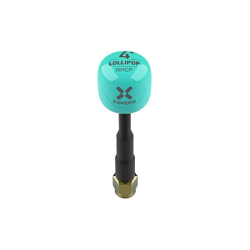 Антенна 5,8 ГГц Foxeer Lollipop 4+ RHCP RPSMA 1шт (бирюзовый)-1