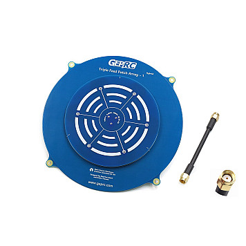 Антенна 5.8GHz GEPRC Triple Feed Patch Array 14dBi (RPSMA)