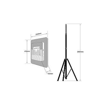 Усилитель сигнала ALIENTECH DEIMOX 915MHz, 1.2GHz, 2.4GHz, 5.2GHz, 5.8GHz (2 пары кабелей)-2