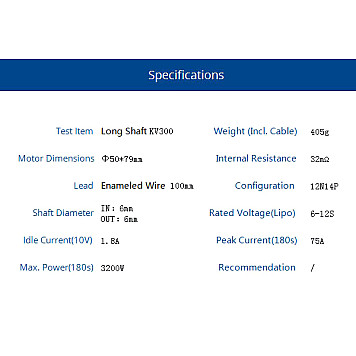 Мотор T-Motor AT4130 KV300 6-12S 3200W для самолетов-6