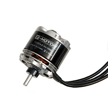 Мотор T-Motor AT2814-8 KV1000 3-6S 370W для самолетов
