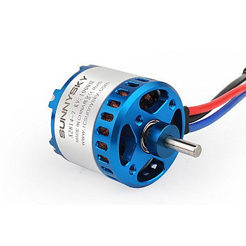 Мотор для самолетов SunnySky X2814 V3 KV1200 3-4S-2