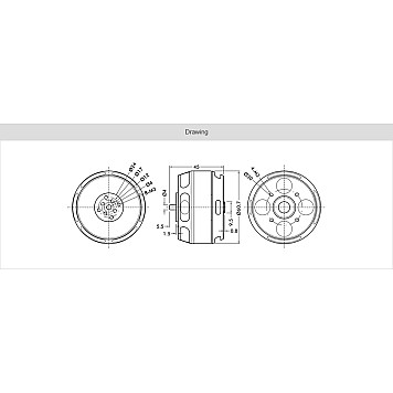 Мотор T-Motor U7 KV490 3-8S 1180W для коптеров-1