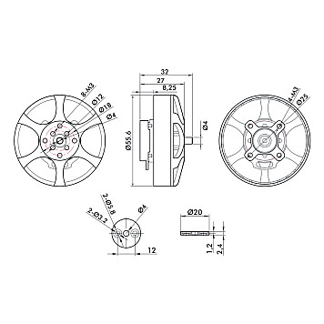 Мотор T-Motor Antigravity MN5008 KV400 6S для коптеров-5