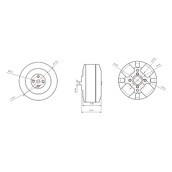 Мотор QX Motor QM5010 4110 380KV CCW для мультикоптеров-6