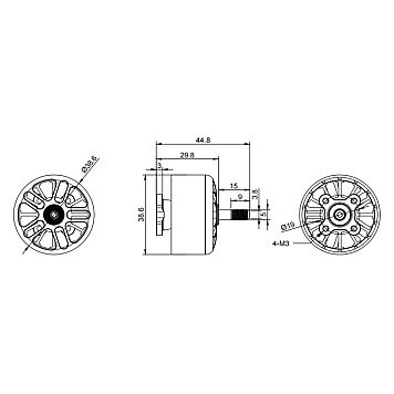 Мотор iFlight XING-E 3314 900KV-5