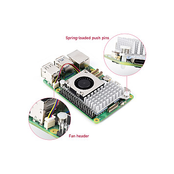 Кулер Waveshare для Raspberry Pi 5 активный-1