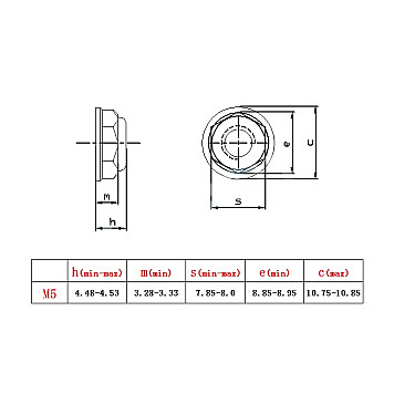 Гайки M5 алюминиевые Tarot CW+CCW 4шт (TL2958)-3