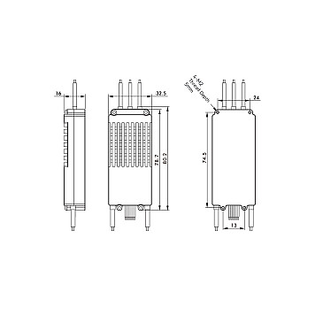 Комбо T-Motor 601-X KV170 мотор MN601-S с регулятором ALPHA 60A 12S (CCW)-3