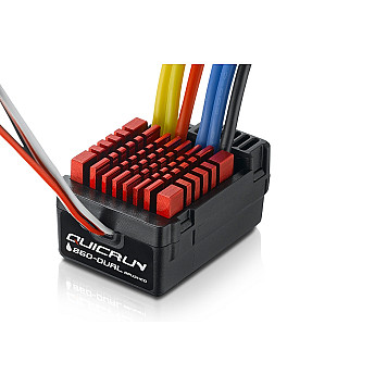 Регулятор коллекторный HOBBYWING QUICRUN WP-880 DUAL 80A для автомоделей-3