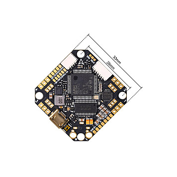 Контроллер BetaFPV Toothpick F405 2-4S AIO 20A BL32 V4 BMI270 для квадрокоптеров-3