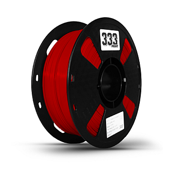 Пластик 333Print PET-G Красный Ø1,75 мм Вес: 1 кг