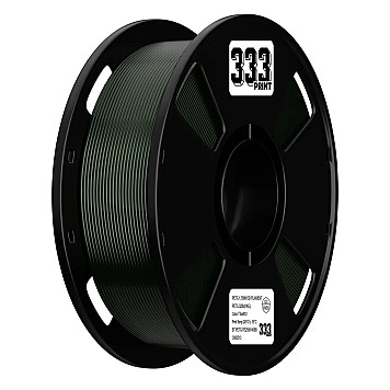 Пластик 333Print PET-G Темный мох Ø1,75мм Вес: 1 кг для 3D принтера