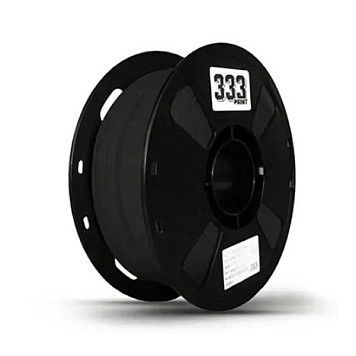 Пластик 333Print TPU-95A Black / Чёрный Ø1,75 мм, Вес: 1 кг