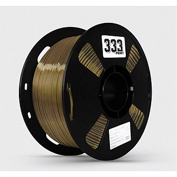 Пластик 333Print Silk PLA Bronze Gold/Золотая бронза Ø1,75 мм, Вес: 1 кг