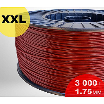 PET-G Красный 3DPLASTIC Ø1,75мм Вес:3кг