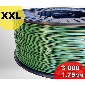 PET-G Зеленый 3DPLASTIC Ø1,75мм Вес:3кг