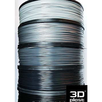 ABS Серый графит 3Dplast Ø1,75мм Вес:0.75кг