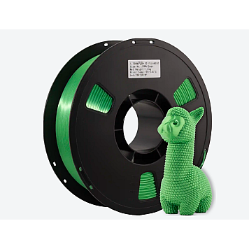Пластик PLA+ Silk 3DShop Зеленый Ø1,75мм Вес: 1 кг