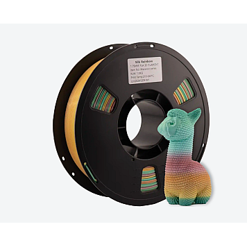 Пластик PLA Silk 3DShop Rainbow Macaron Ø1,75мм Вес: 1 кг