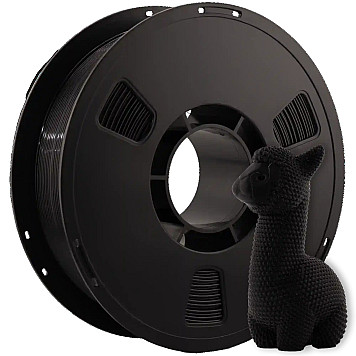 Пластик PET-G 3DShop Чёрный матовый Ø1,75 мм Вес: 1 кг
