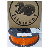 Пластик 3Dfilament PETG(COPET) Оранжевый полупрозрачный Ø1,75 мм 0,75 кг