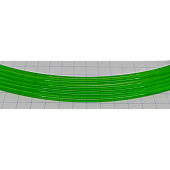 PETG(COPET) Полупрозрачный зеленый 3Dfilament Ø1,75мм Вес:0,75кг