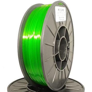 PETG(COPET) Зеленый полупрозрачный 3Dfilament Ø1,75мм Вес:0,75кг