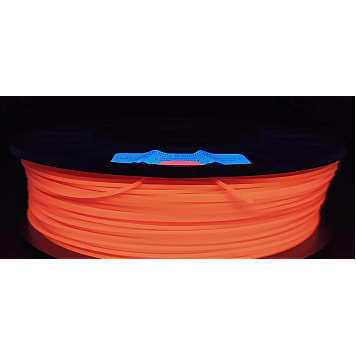 PLA Розовый флуоресцентный 3Dfilament Ø1,75мм Вес: 0,75кг
