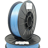 PLA Светло-голубой перламутр 3Dfilament Ø1,75мм Вес: 0,75кг