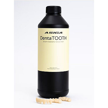 ASIGA DentaTooth 1 кг Цвет A1/A2 фотополимерная смола для изготовления зубных протезов