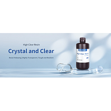Anycubic High Clear Resin (Прозрачная) 1л фотополимерная смола -1