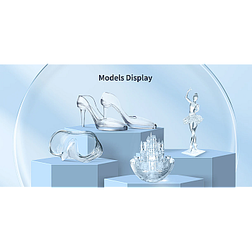 Anycubic High Clear Resin (Прозрачная) 1л фотополимерная смола -3