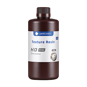 Фотополимерная смола Anycubic Texture Resin HD Gray 1л Тёмно-серая