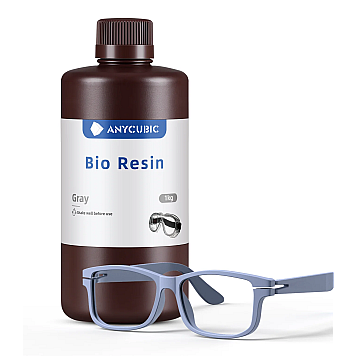 Фотополимерная смола Anycubic Bio Resin Биосовместимая Gray 1л Серая