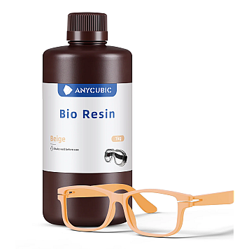 Фотополимерная смола Anycubic Bio Resin Биосовместимая Beige 1л Бежевая