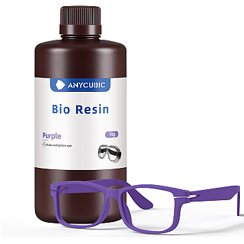 Фотополимерная смола Anycubic Bio Resin Биосовместимая Purple 1л Фиолетовая