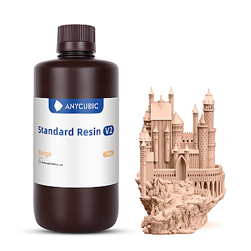 Фотополимерная смола Anycubic Standard Resin V2 Beige1л Бежевая