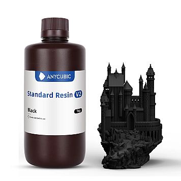 Фотополимерная смола Anycubic Standard Resin V2 Black 1л Черная