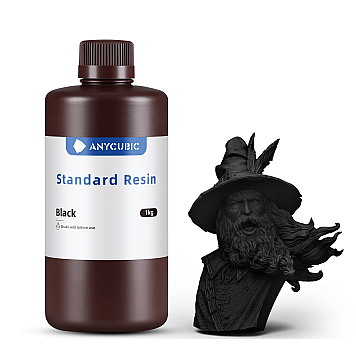 Фотополимерная смола Anycubic Standard Resin Black 1л Черная