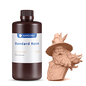 Фотополимерная смола Anycubic Standard Resin Light Beige 1л Светло-бежевая