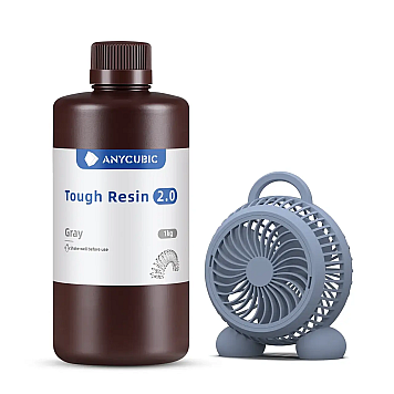 Anycubic Tough Resin 2.0 Grey Серая 1кг фотополимерная смола