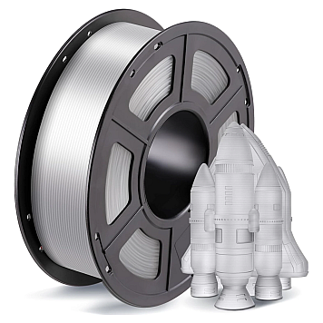 PETG Filament (пластик) для 3D принтера Anycubic Ø1,75мм Вес: 1кг Прозрачный
