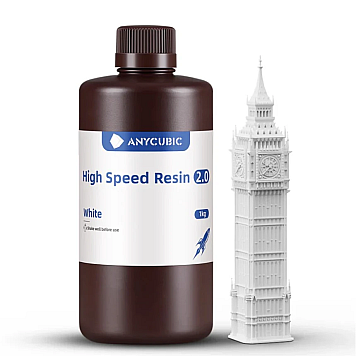 Фотополимерная смола Anycubic High Speed Resin 2.0 White (Белая) 1 л