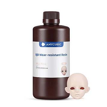 Фотополимерная смола Anycubic BJD Wear-Resistant Resin Pink/Розовый, 1 кг