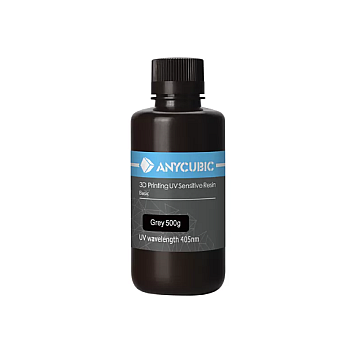 Anycubic Basic Gray (Серая) 0.5л фотополимерная смола 