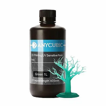 Anycubic Green (Зеленый) 1л фотополимерная смола 