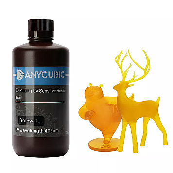 Anycubic Yellow (Желтый) 1л фотополимерная смола 
