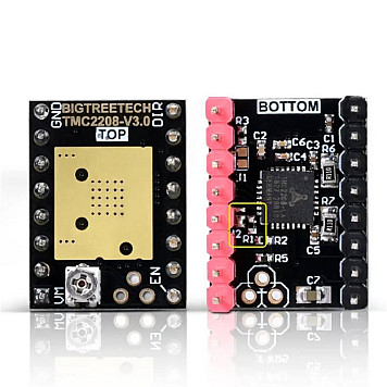 Драйвер шагового двигателя, TMC2208 V3.0 UART Bigtreetech для 3D принтера