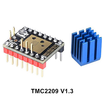 Драйвер шагового двигателя, TMC2209 V1.3 UART Bigtreetech для 3D принтера